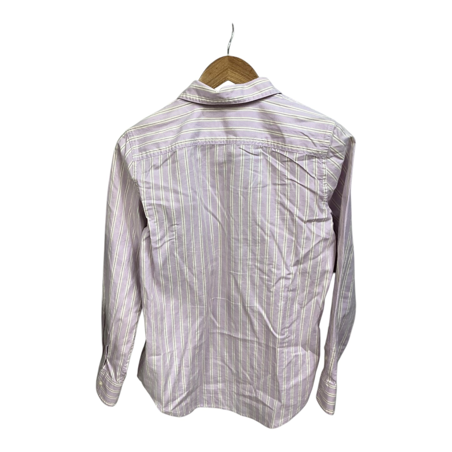 Top Long Sleeve By Chaps In Striped Pattern, Size: S