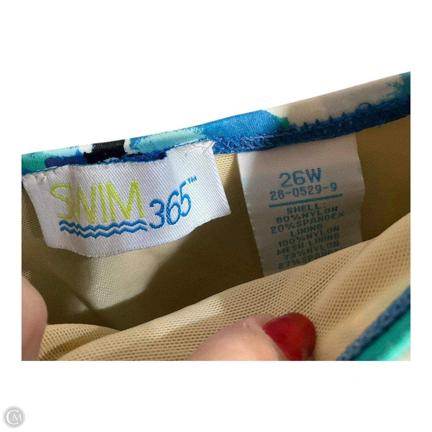 Swimsuit By Cmc In Blue, Size: 4x