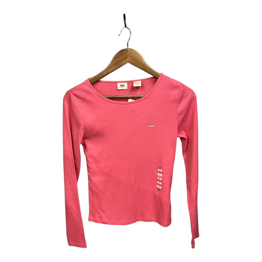 Top Long Sleeve By Levis In Pink, Size: S