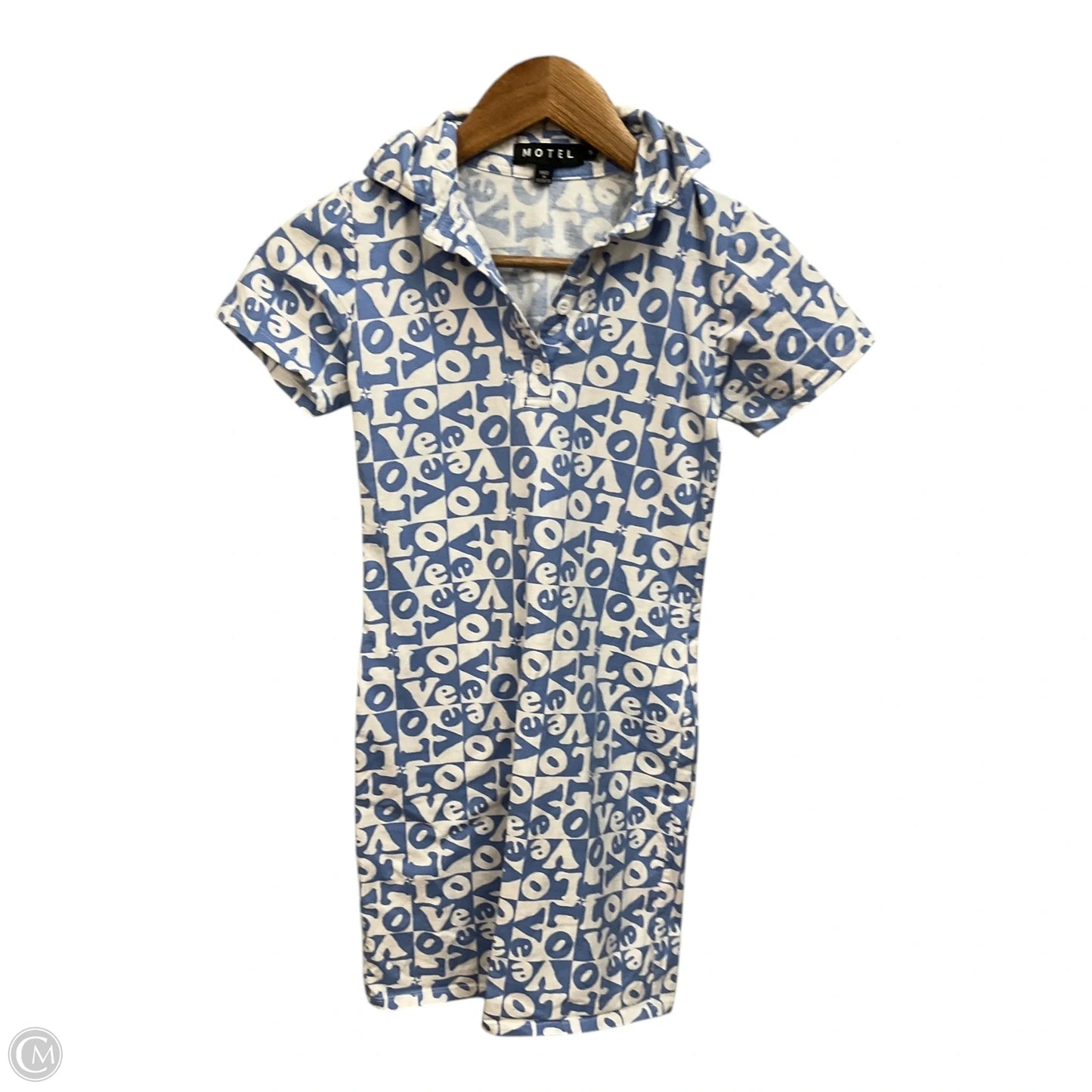 Dress Casual Short By Cmc In Blue, Size: S