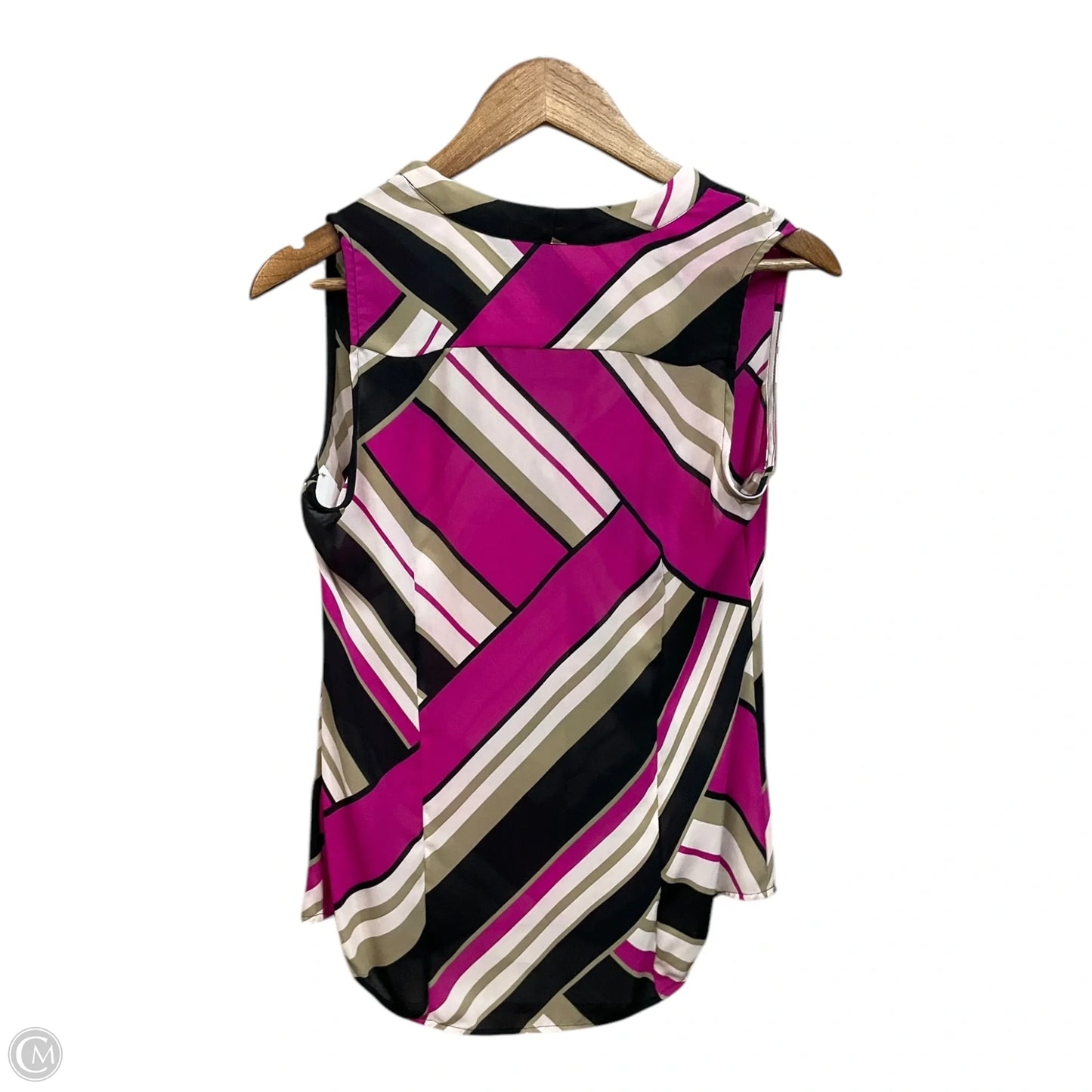 Blouse Sleeveless By Banana Republic In Pink, Size: S