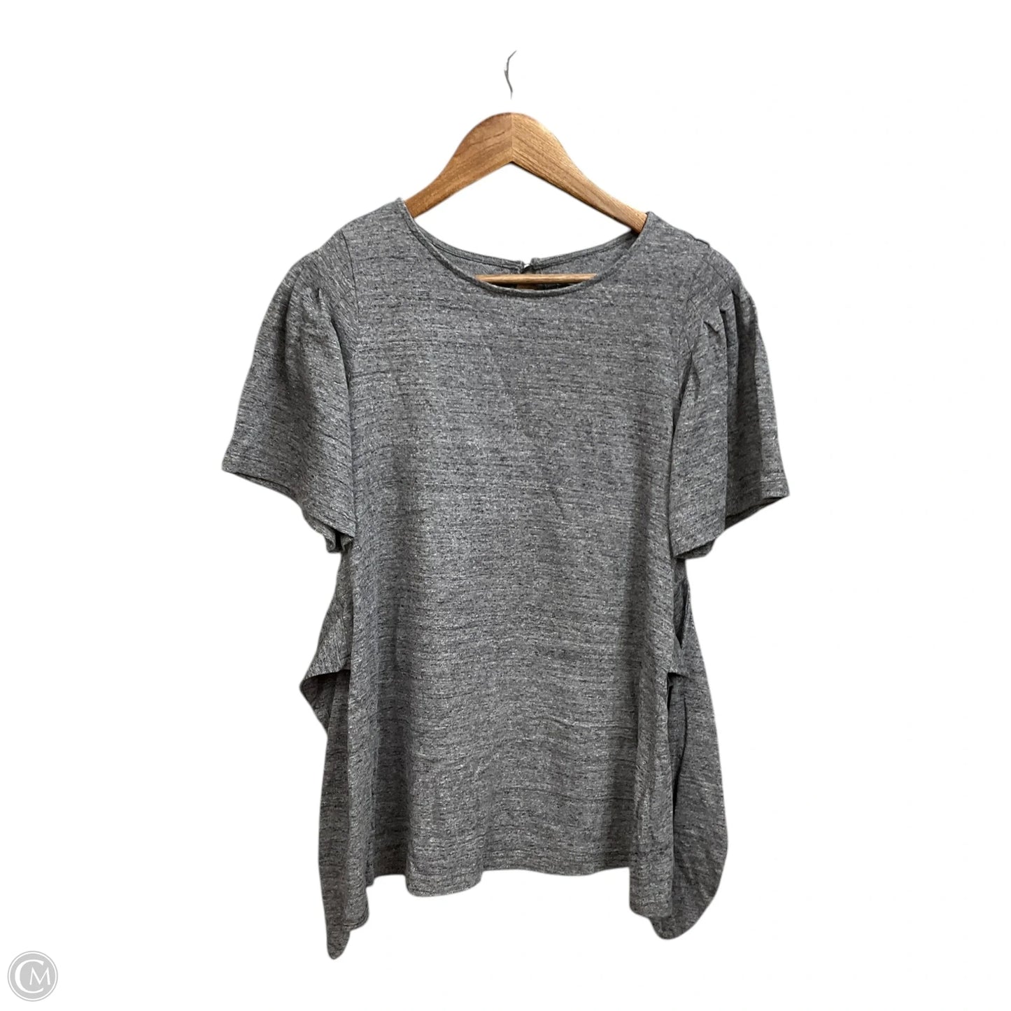Top 3/4 Sleeve By Jessica Simpson Maternity In Grey, Size: S