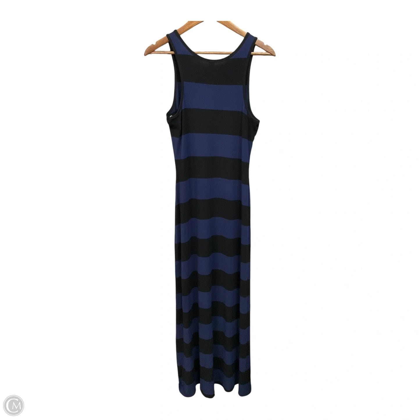 Dress Casual Maxi By Old Navy In Black & Blue, Size: L