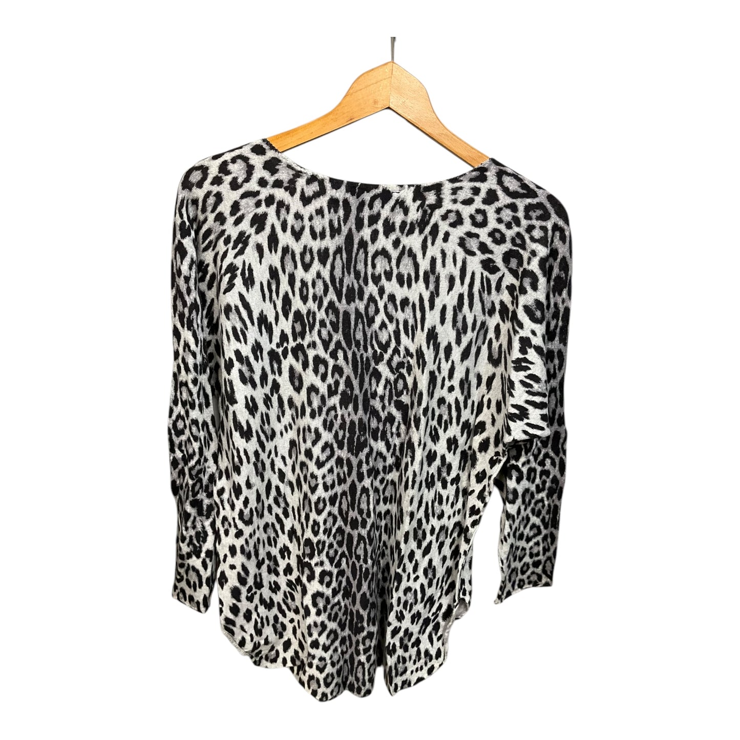 Top Long Sleeve By International Concepts In Animal Print, Size: Xlp