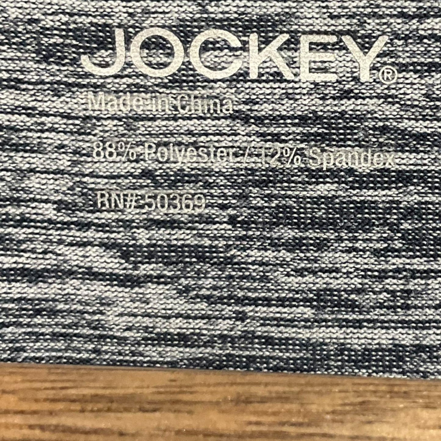 Athletic Top Short Sleeve By Jockey In Grey, Size: M