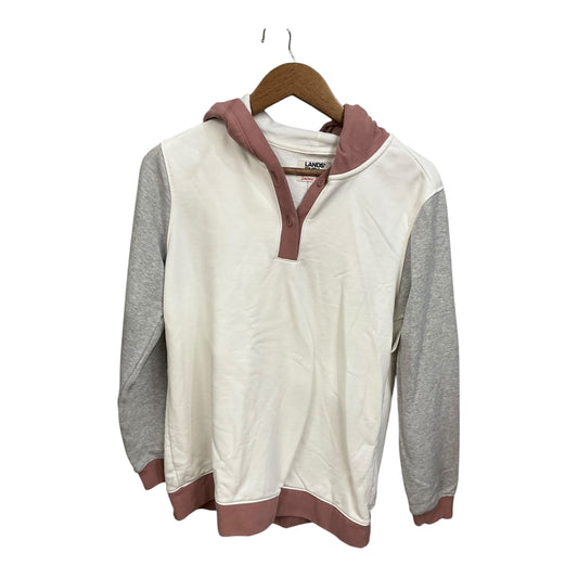 Sweatshirt Hoodie By Lands End In Multi-colored, Size: M