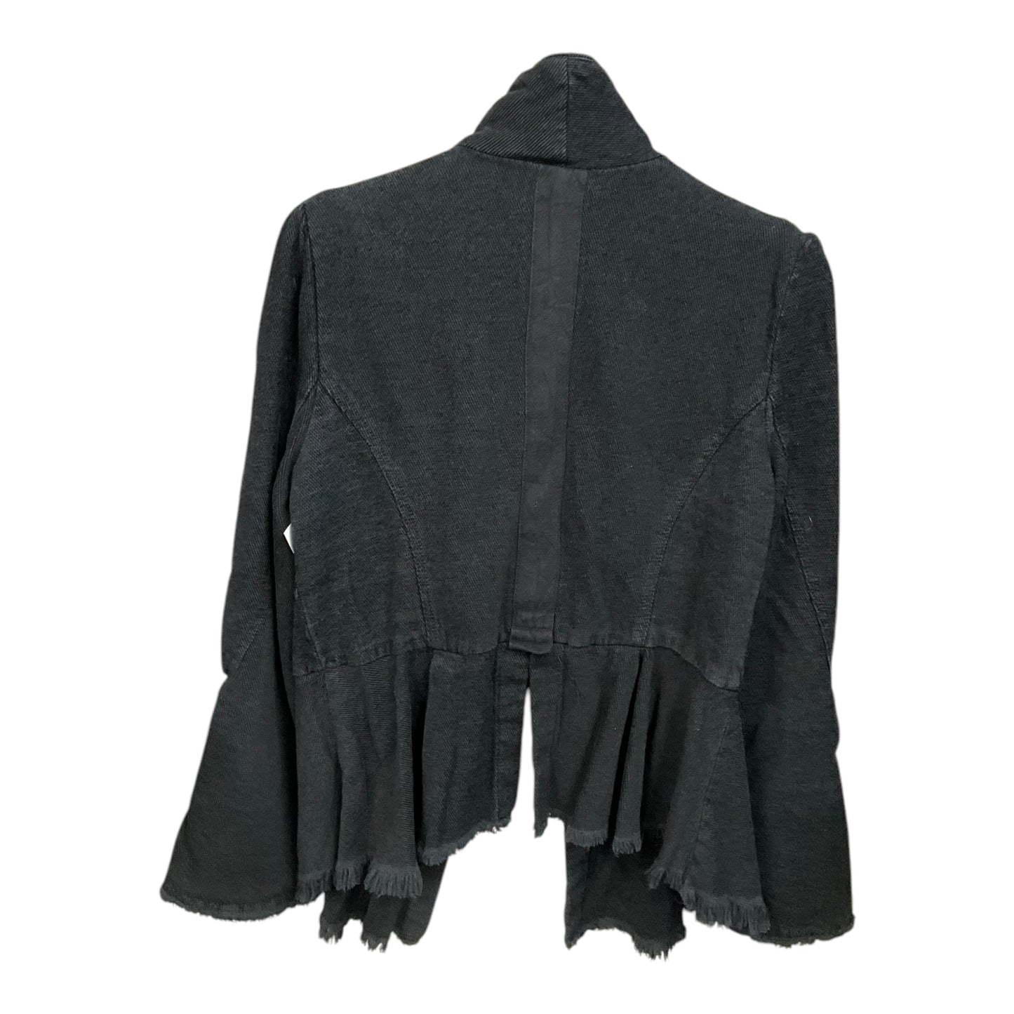 Jacket Denim By Free People In Black, Size: M