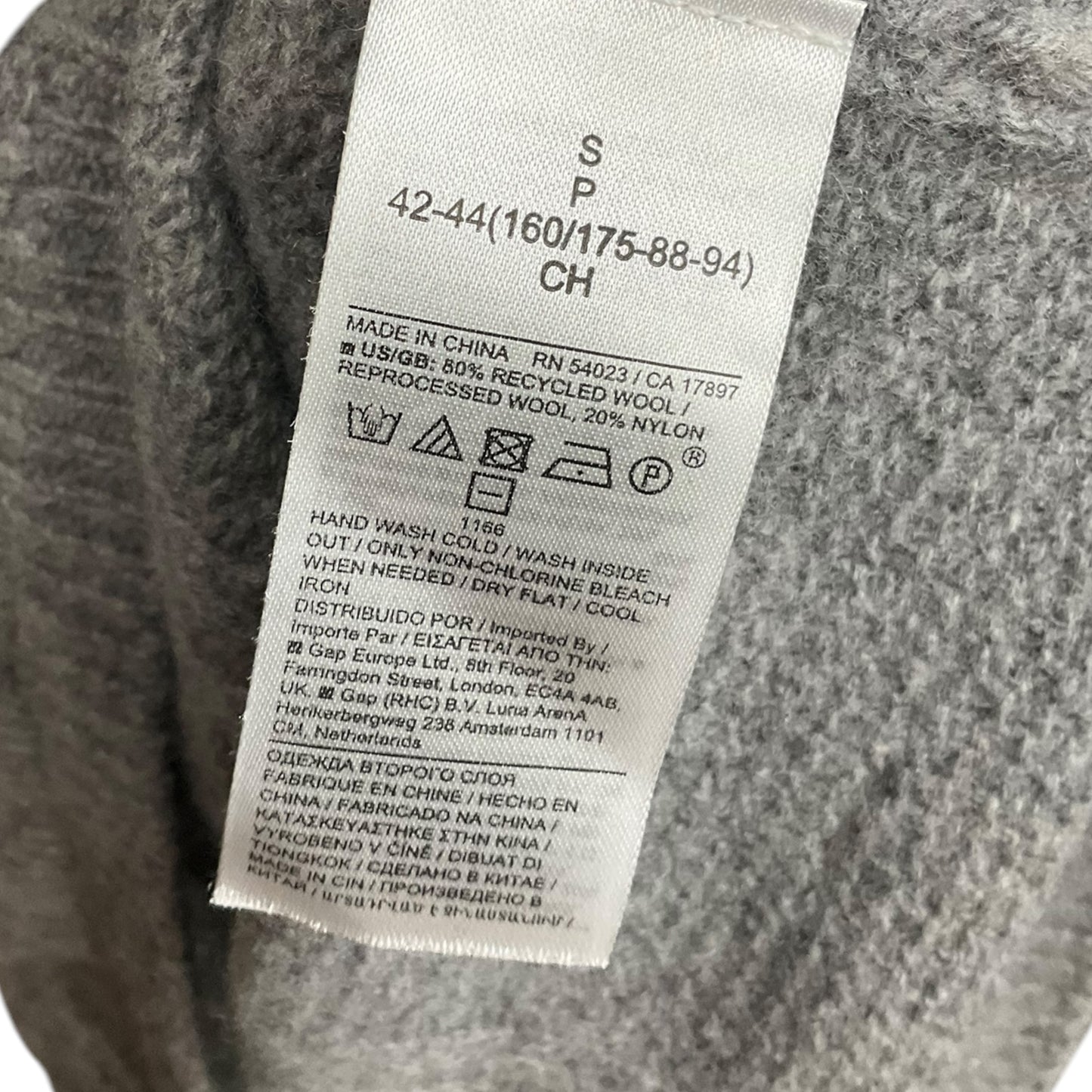 Sweater By Banana Republic In Grey, Size: S