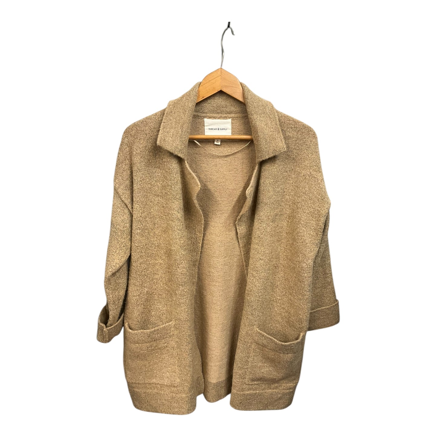 Cardigan By Thread And Supply In Brown, Size: S