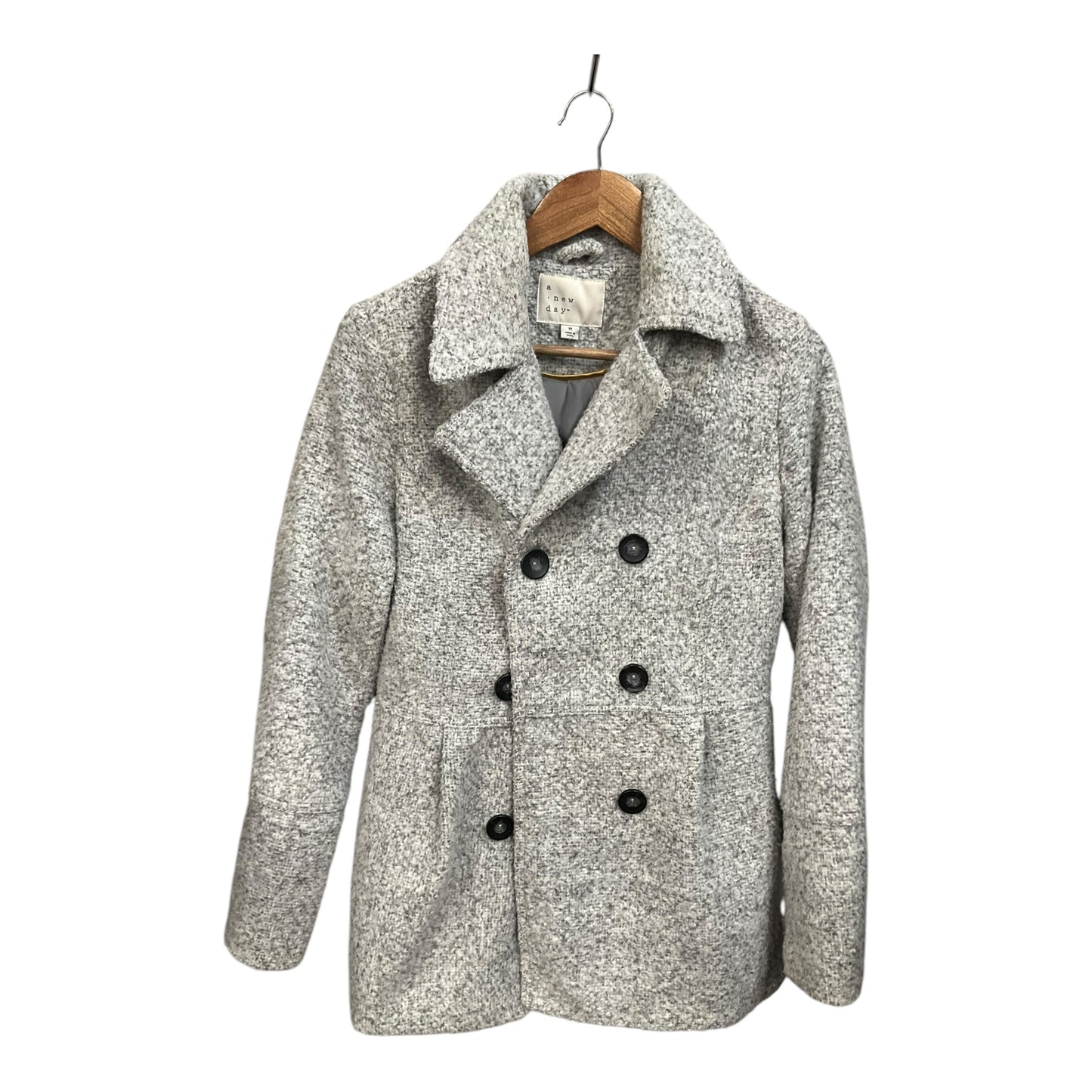 Coat Peacoat By A New Day In Blue, Size: M