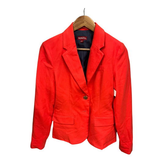 Blazer By Merona In Orange, Size: S