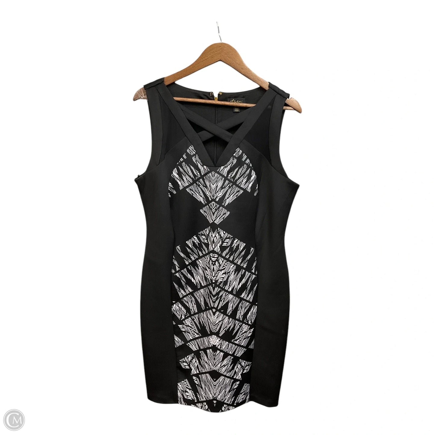 Dress Casual Midi By Thalia Sodi In Black, Size: Xl