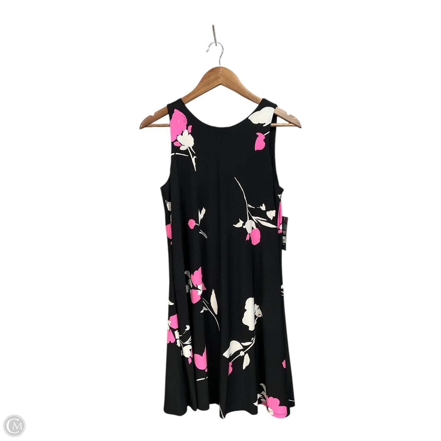 Dress Party Midi By Lauren By Ralph Lauren In Black, Size: M