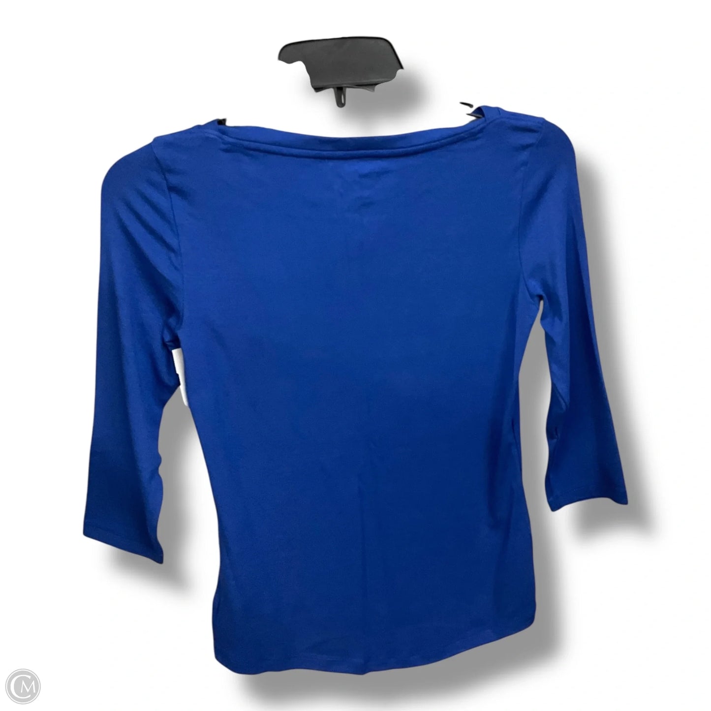 Top 3/4 Sleeve Basic By Jones New York In Blue, Size: Xs