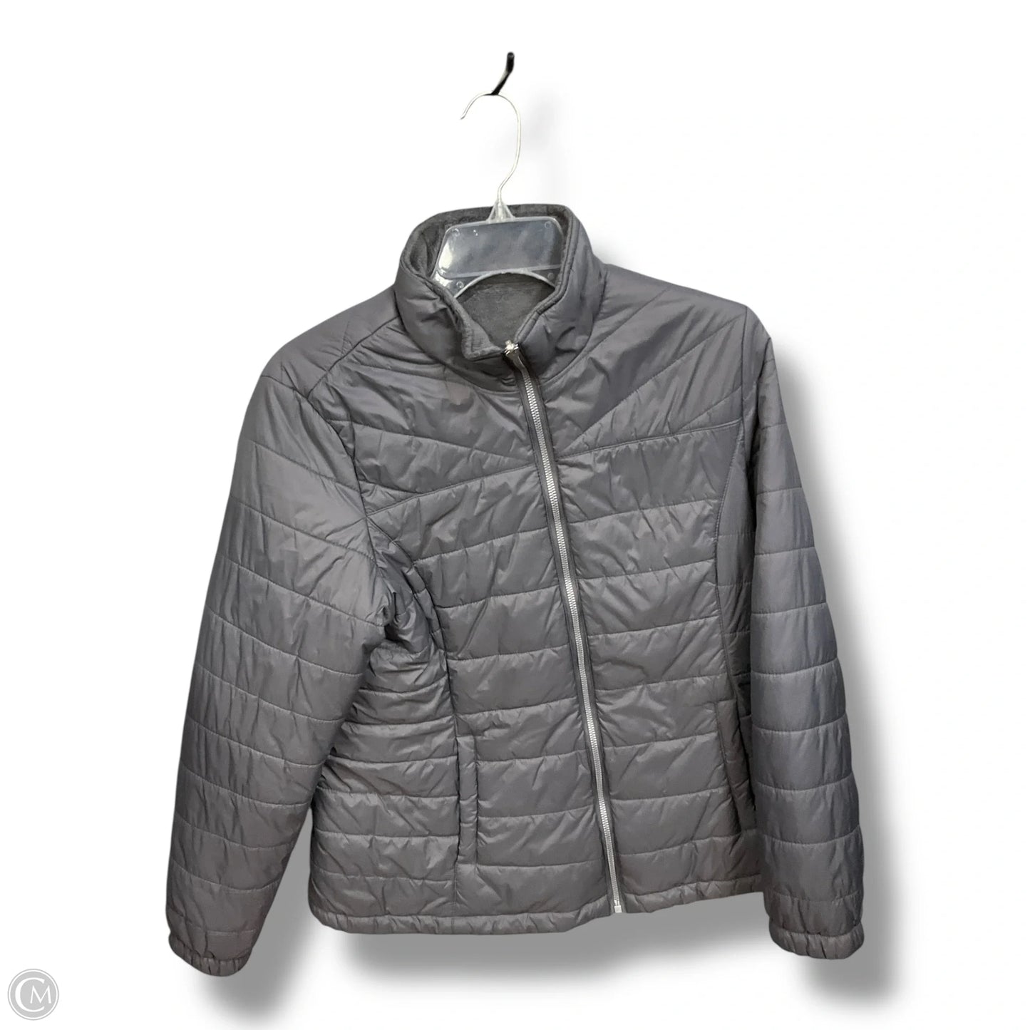 Coat Puffer & Quilted By Clothes Mentor In Grey, Size: M