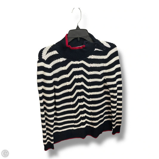 Sweater By Loft In Striped Pattern, Size: M