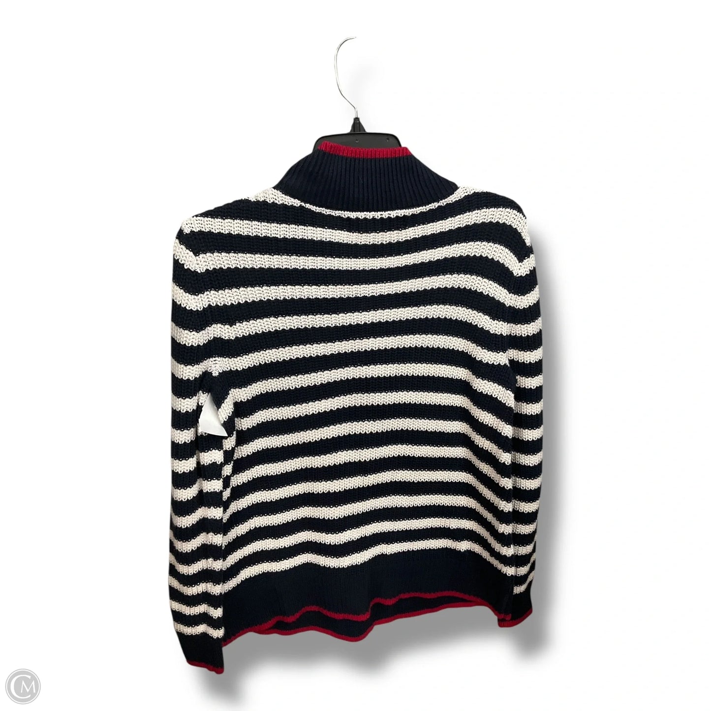 Sweater By Loft In Striped Pattern, Size: M