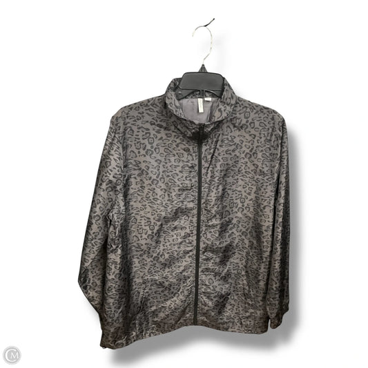 Athletic Jacket By C And C In Animal Print, Size: Xl