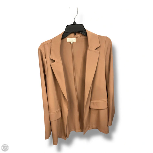 Blazer By Melloday In Tan, Size: S