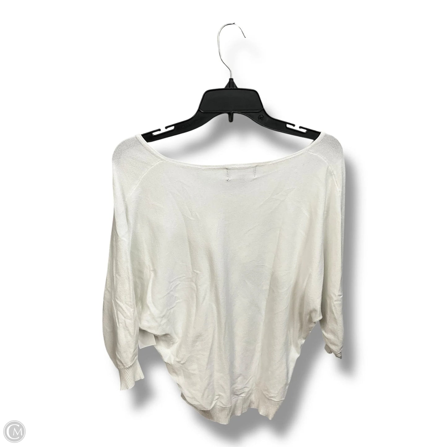 Top Short Sleeve By Premise In White, Size: M