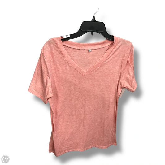 Top Short Sleeve Basic By Clothes Mentor In Orange, Size: M