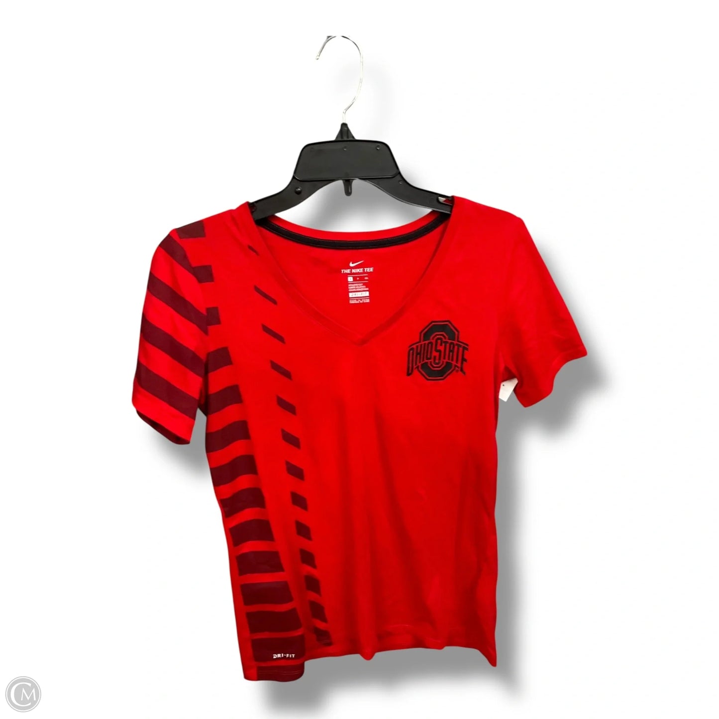 Athletic Top Short Sleeve By Nike Apparel In Red, Size: S