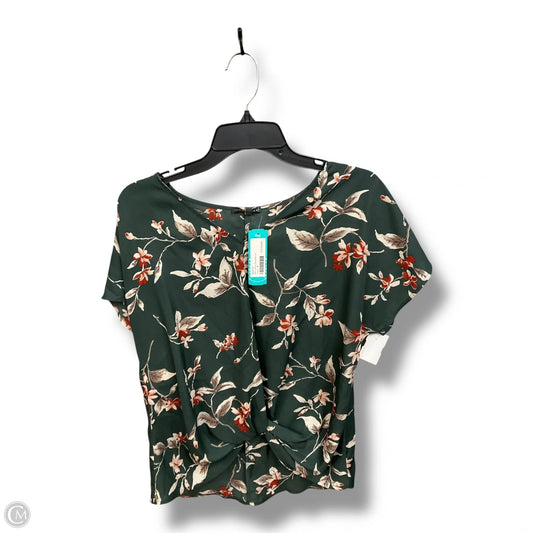 Top Short Sleeve By West Kei In Floral Print, Size: M