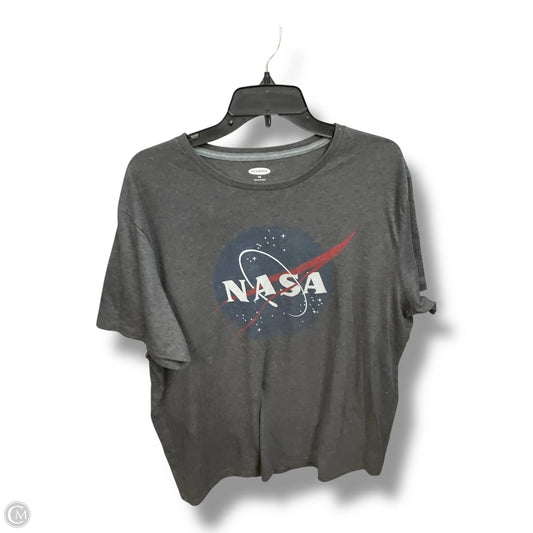 Top Short Sleeve Basic By Old Navy In Grey, Size: Xxl