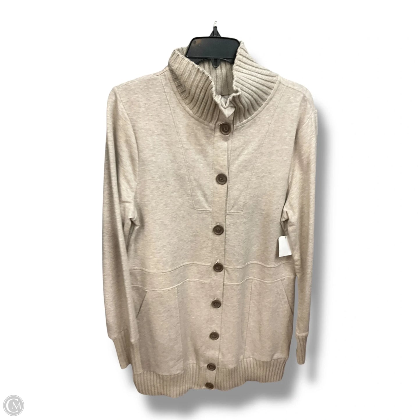 Jacket Shirt By Old Navy In Tan, Size: L