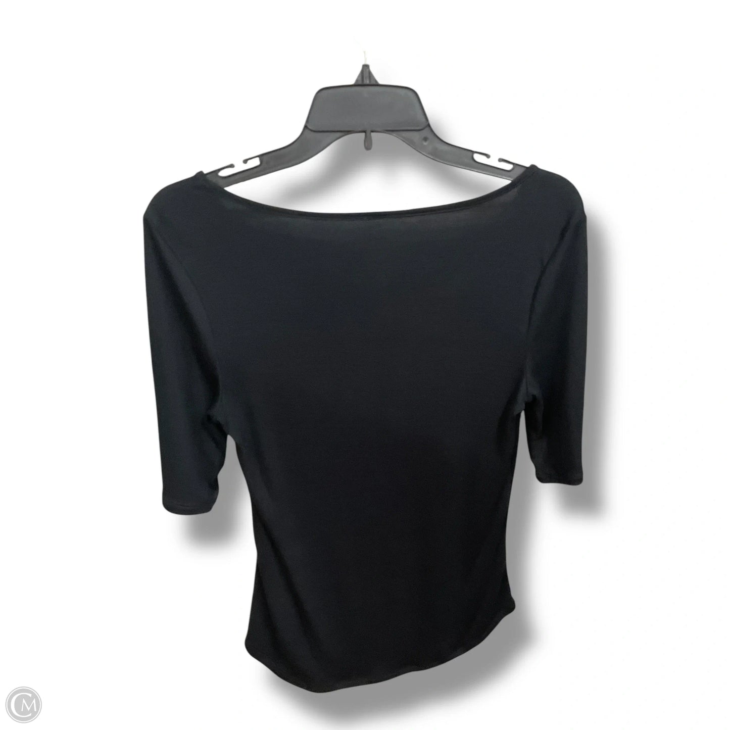 Top Short Sleeve By Apt 9 In Black, Size: Xs