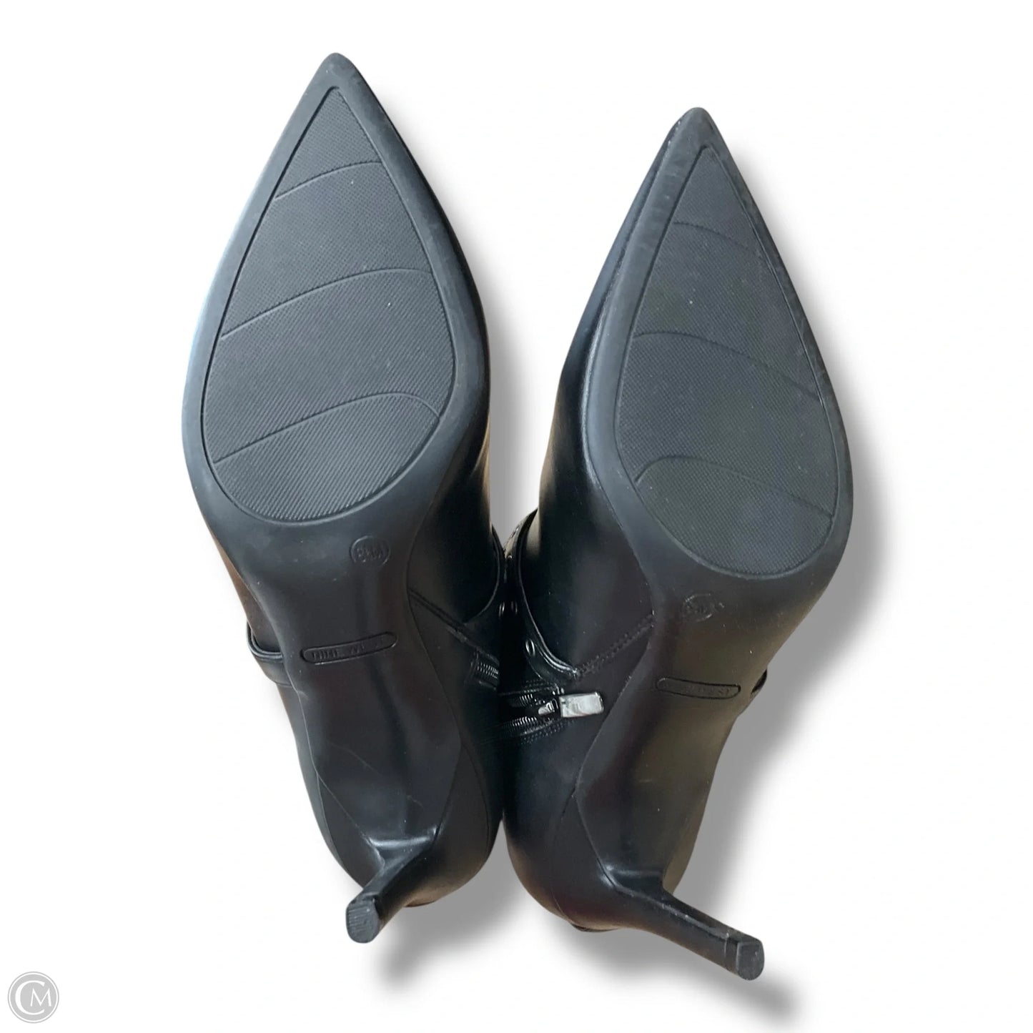 Boots Ankle Heels By Nine West In Black, Size: 8.5