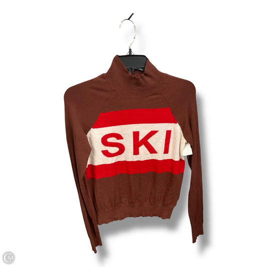 Sweater By Offline By Aerie In Brown & Red, Size: S