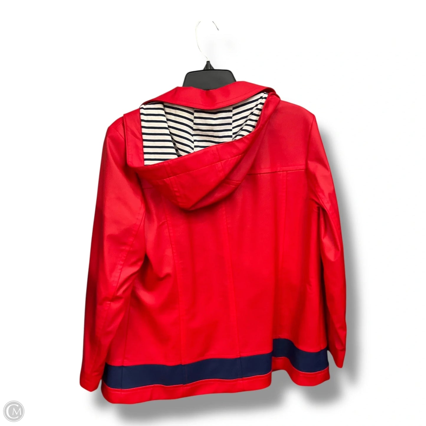 Coat Raincoat By Talbots In Red, Size: Mp