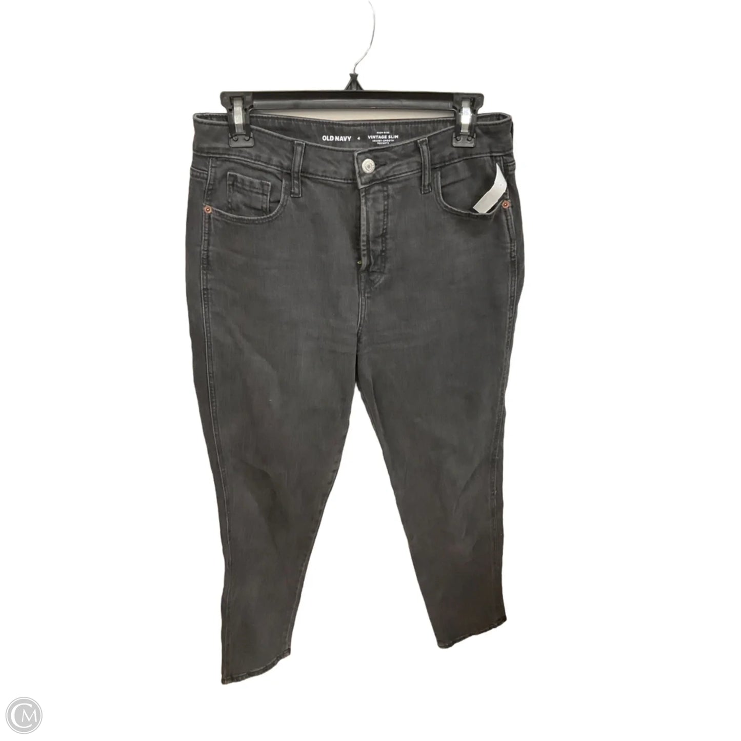 Jeans Straight By Old Navy In Black, Size: 4
