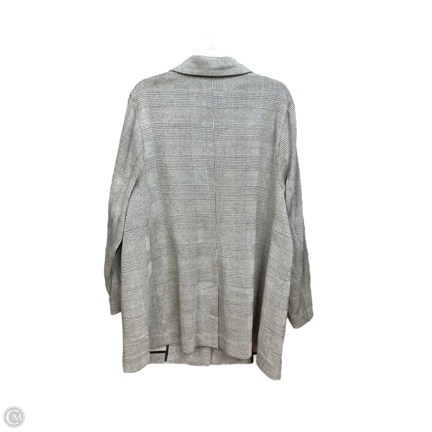 Blazer By Torrid In Grey & White, Size: 3x