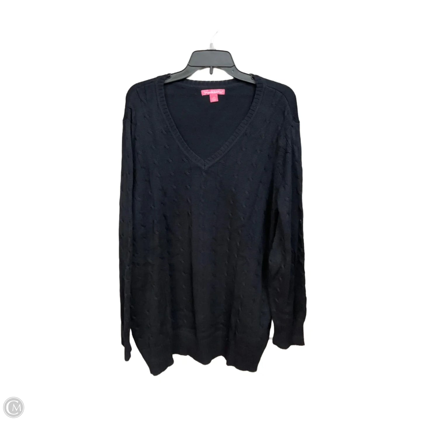 Sweater By Woman Within In Black, Size: 2x