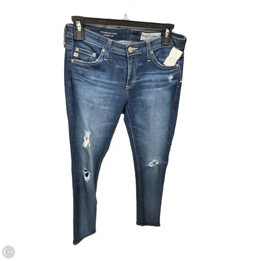 Jeans Skinny By Adriano Goldschmied In Navy, Size: 2