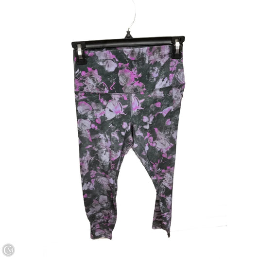 Athletic Leggings By Lululemon In Floral Print, Size: M