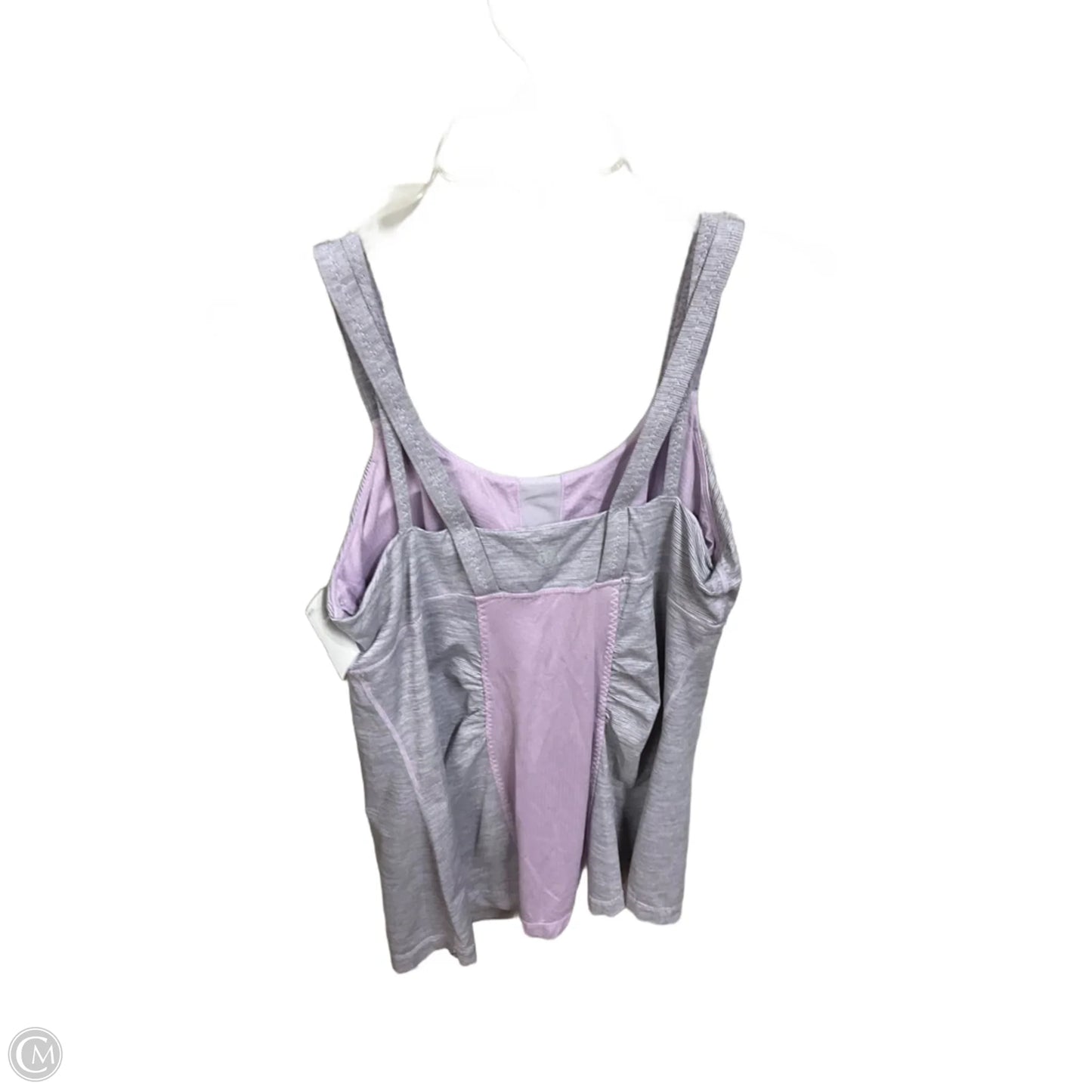 Athletic Tank Top By Lululemon In Grey, Size: L