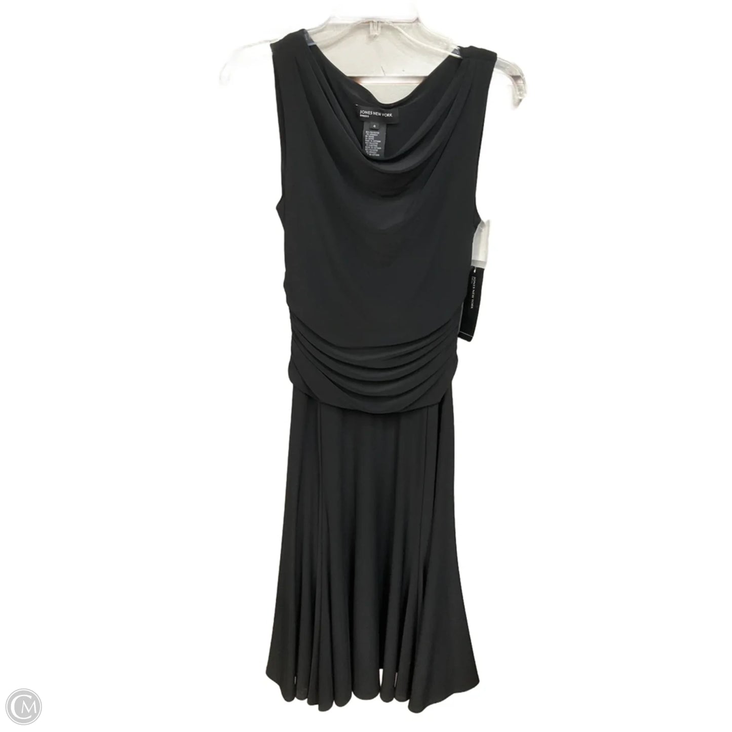 Dress Party Midi By Jones New York In Black, Size: S