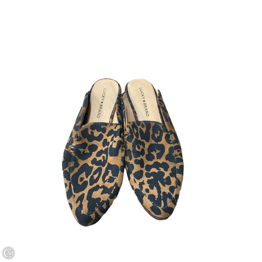 Shoes Heels Kitten By Lucky Brand In Animal Print, Size: 8