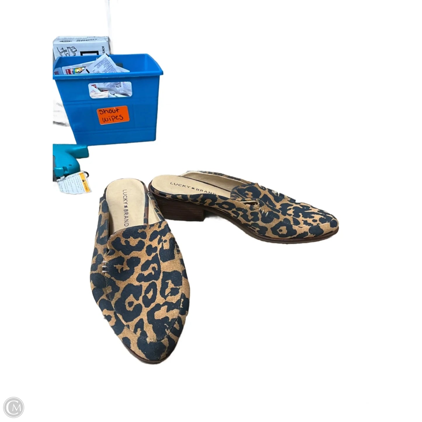 Shoes Heels Kitten By Lucky Brand In Animal Print, Size: 8