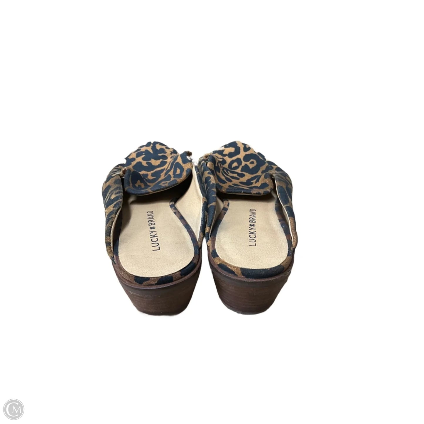 Shoes Heels Kitten By Lucky Brand In Animal Print, Size: 8