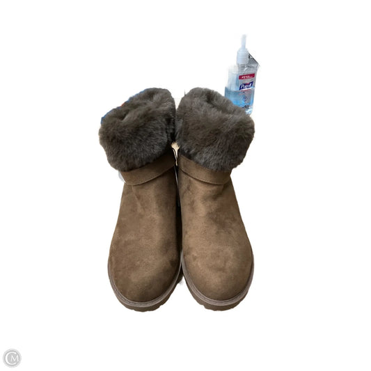 Boots Ankle Heels By Cme In Brown, Size: 9