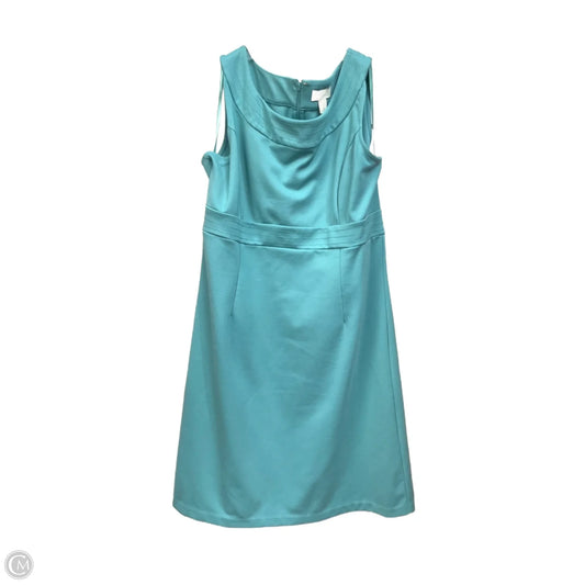 Dress Casual Midi By Loft In Teal, Size: Xl
