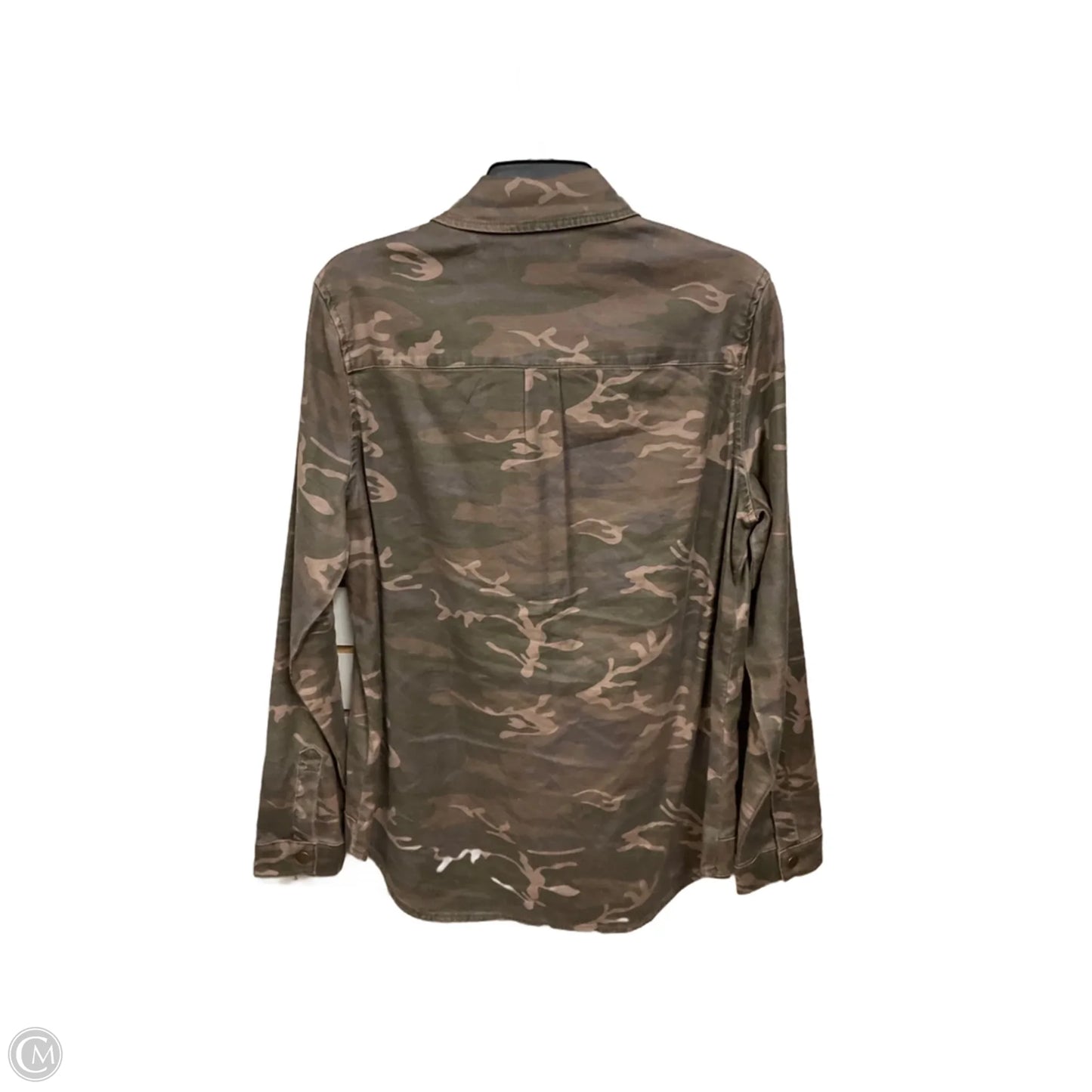 Jacket Shirt By Level 99 In Camouflage Print, Size: M