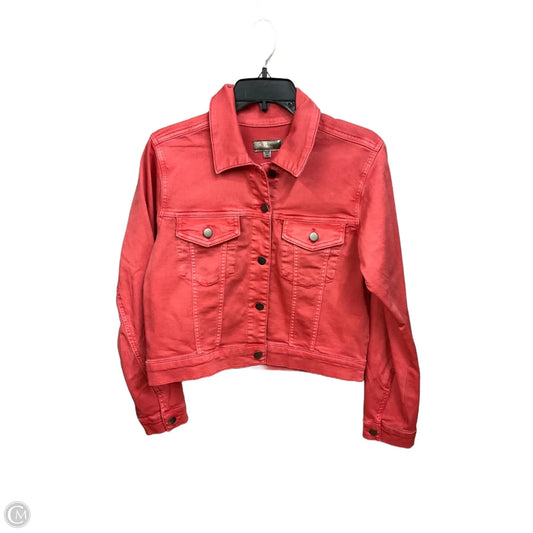 Jacket Denim By Kut In Pink Denim, Size: M