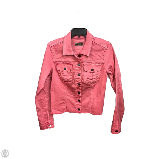 Jacket Denim By Kut In Pink Denim, Size: M