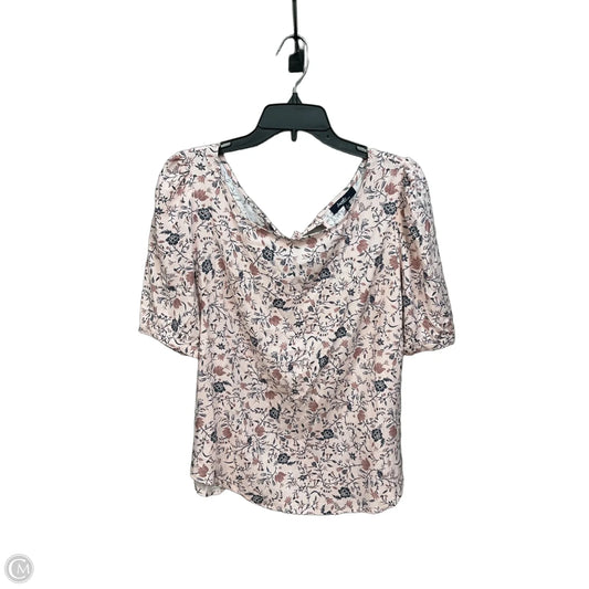 Top Short Sleeve By Angels In Floral Print, Size: L