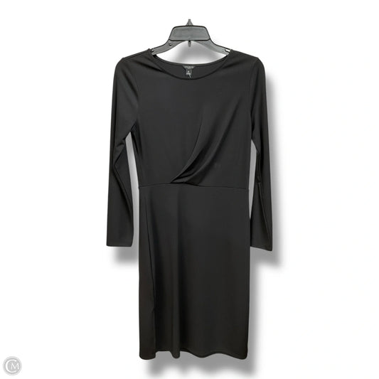 Dress Casual Midi By Ann Taylor In Black, Size: S